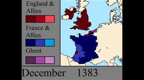 Hundred Years War Battle Map