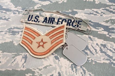 August 31, 2020. US AIR FORCE Master Sergeant Rank Patch on Digital ...