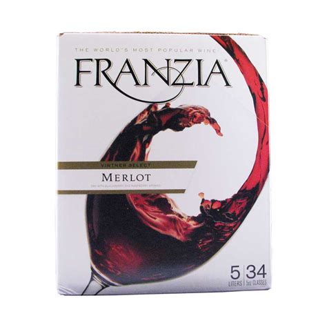 Franzia Merlot Box Wine 5L - Elma Wine & Liquor