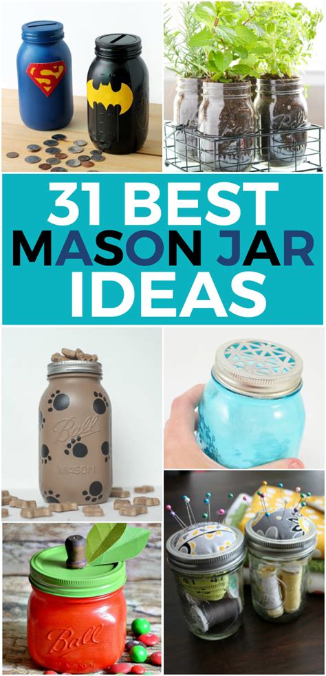 31 Best DIY Mason Jar Ideas