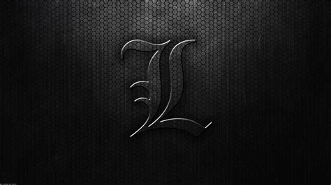 Download Death Note L Lawliet Logo Wallpaper | Wallpapers.com