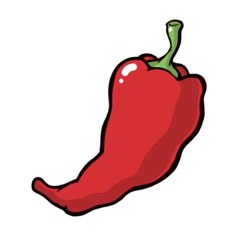 Red chili pepper clipart kid - Clipartix