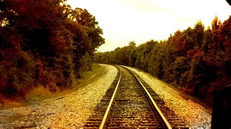 Railroad Tracks Free Stock Photo - Public Domain Pictures