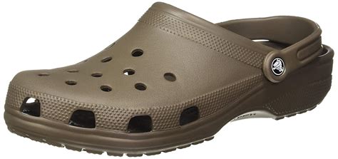 crocs Unisex-Adult Classic Clog-Brown-For Men