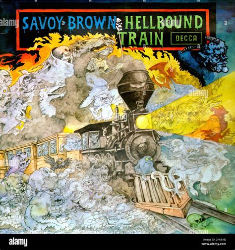 Vintage vinyl record cover - Savoy Brown - Hellbound Train - UK - 1972 ...