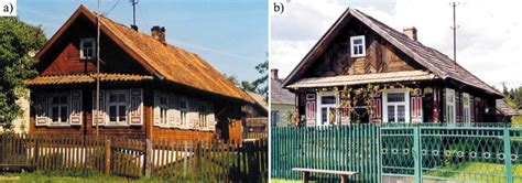 Podlasie inhabited traditional huts erected and characteristically... | Download Scientific Diagram