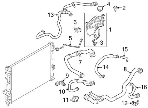 2015 Land Rover Range Rover Evoque Engine Coolant Reservoir. EXPANSION TANK. Reservoir tank ...