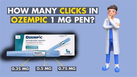 Ozempic Clicks Dosage Chart 1 Mg Pen