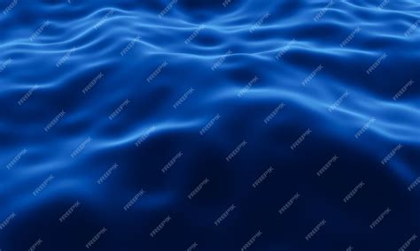 Premium Photo | 3D rendered abstract blue wave background