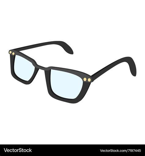 Cartoon Eyes With Glasses