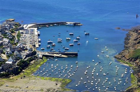 Le Conquet Marina in Brittany, France