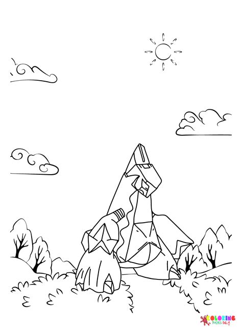 The Duraludon Pokemon Coloring Pages - Free Printable Coloring Pages