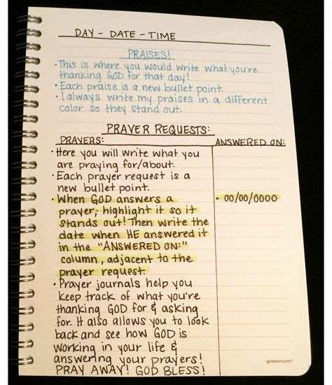 6 More Prayer Journal Ideas to Help You Dig in to Your Prayer Life | Project Inspired (With ...