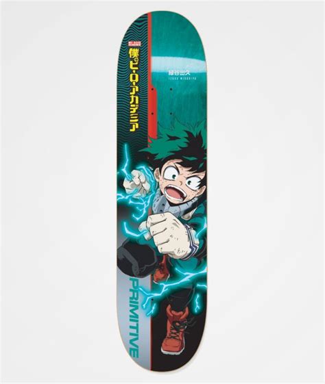 Primitive x My Hero Academia Izuku 8.5" Skateboard Deck