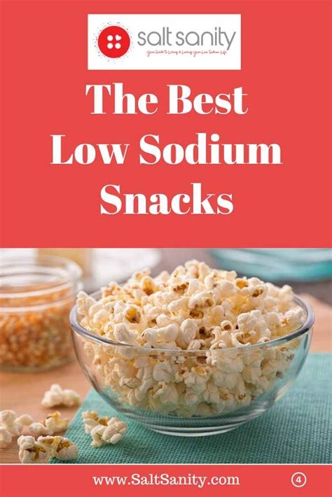 The Best Low Sodium Snacks