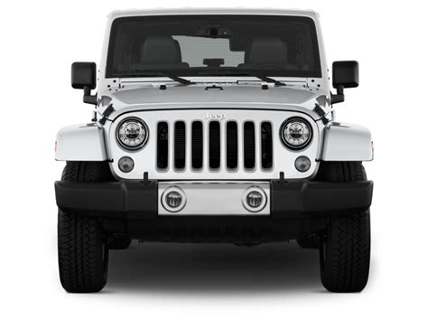 Image: 2018 Jeep Wrangler JK Unlimited Sahara 4x4 Front Exterior View ...