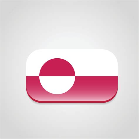 Greenland Flag Design Vector 12887677 Vector Art at Vecteezy