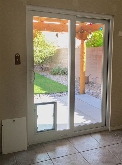 Sliding Patio Door with Dog Door - Accent Southwest Windows & Doors