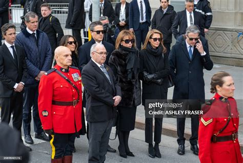 Family, including Mila Mulroney , widow of the late Brian Mulroney ...