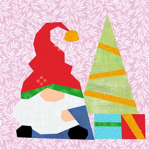 Quilt Art Design: Gnomes - Day 12