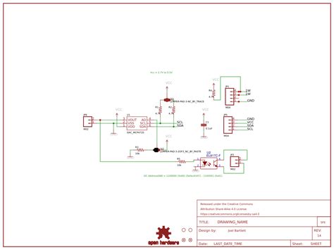 I2C DAC Breakout - MCP4725 (Open hardware) - OSHWLab