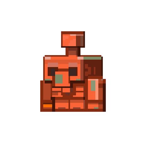 Pixilart - Copper golem by ThaiIsAwesome