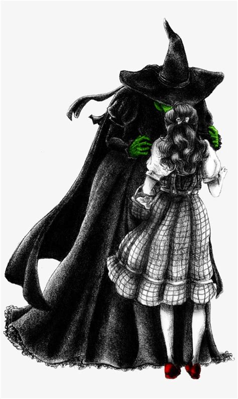 Elphaba Y Dorothy Gale - Dorothy And Elphaba Drawings - 1900x2829 PNG ...