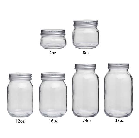 All size glass mason jars - Glass bottle manufacturer-MC Glass