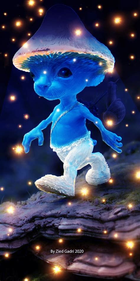 Blue Smurf Cat Wallpaper - EnJpg