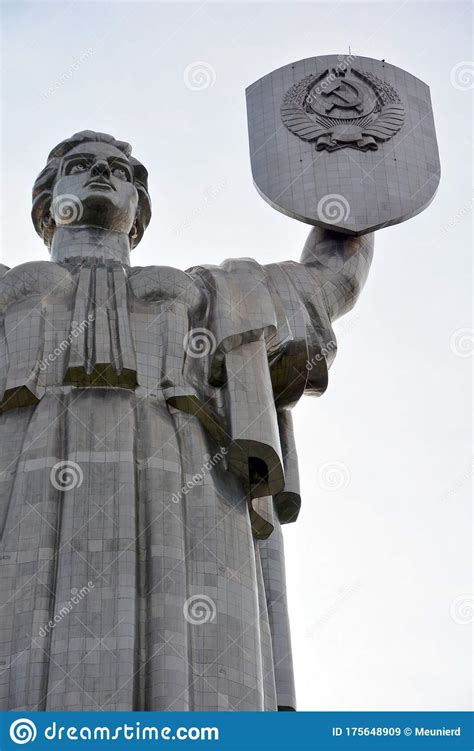 Motherland Monument is a Monumental Statue. Editorial Stock Image ...