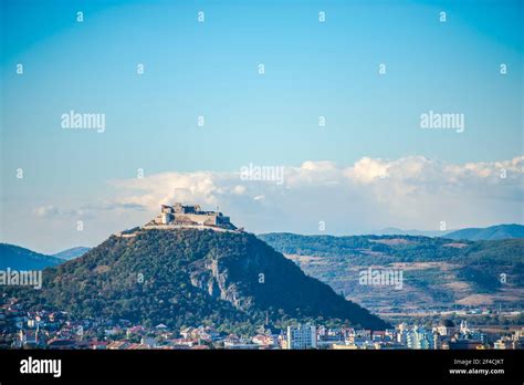 Deva city view on the summer, Romania Stock Photo - Alamy