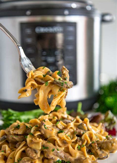 Crock-Pot Express Beef Stroganoff | Kevin Is Cooking