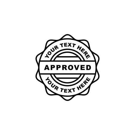 Approved stamp seal icon vector illustration 13219990 Vector Art at Vecteezy