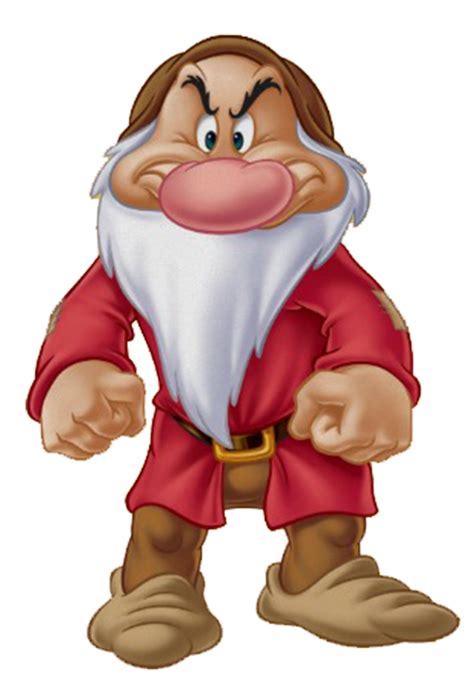 Grumpy Snow White Dwarf High Quality PNG | PNG All