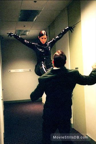 The Matrix Reloaded - Publicity still of Carrie-Anne Moss