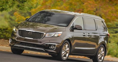 The Motoring World: USA - The Kia Sedona Minivan for the 2017 Model Year has been rated as the ...