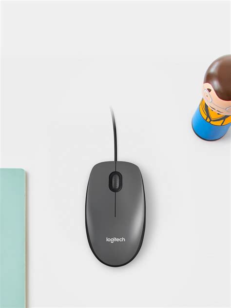 Logitech M100 Optical USB Mouse with Ambidextrous Design