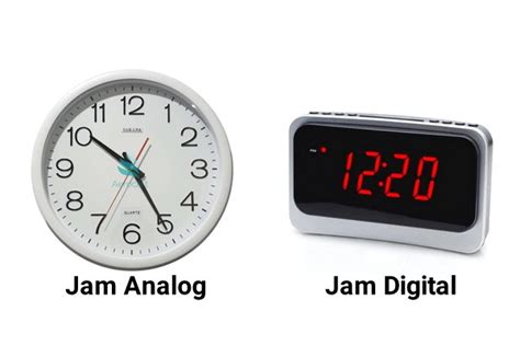 Cara Membaca Jam Analog Dan Digital - Pulpent