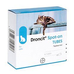 Droncit Spot On for Cats: Buy Droncit Spot On Wormer for Cats - BestVetCare.com