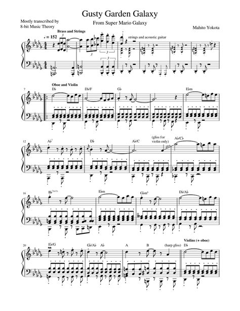 Gusty Garden Galaxy Sheet music for Piano (Solo) | Musescore.com