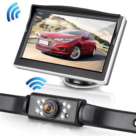 EEEkit HD 1080P Digital Wireless Backup Camera Kit with 5 Inch Monitor for Trucks, Cars, SUVs ...