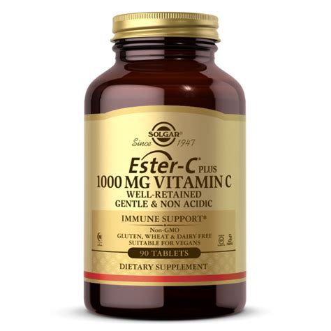 Ester-C® Plus 1000 mg Vitamin C Tablets (Ester-C® Ascorbate Complex) - Solgar