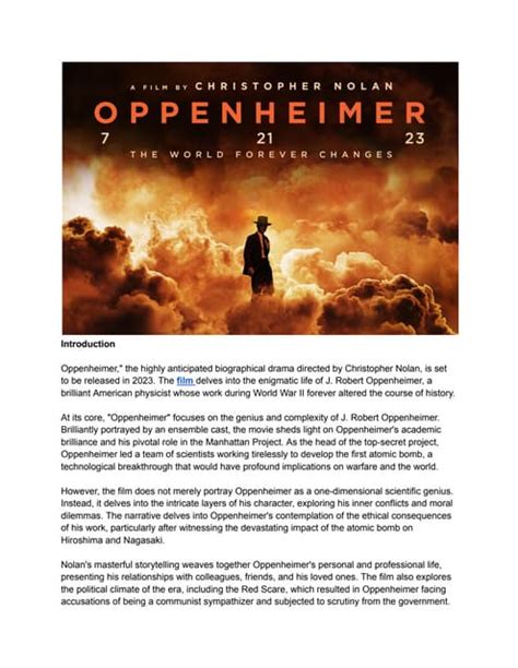 _Oppenheimer | PDF