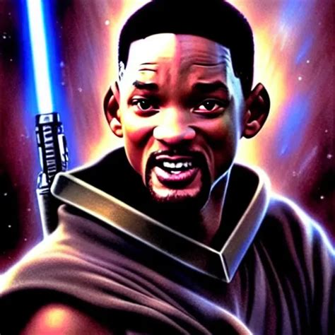 Will Smith as a Jedi by Dave Dorman