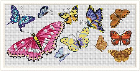 Butterfly Cross Stitch Patterns Free To Download - Cross Stitch Patterns