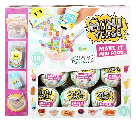 MGA's Miniverse Make It Mini Food Cafe Series 1 Minis - Complete Collection 24 Packages, Blind ...