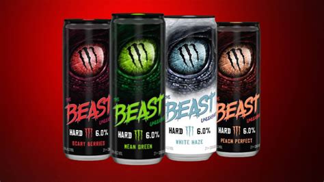 Monster and CANarchy Unleash Alcoholic Beverage 'The Beast' At NACS | Dieline - Design, Branding ...