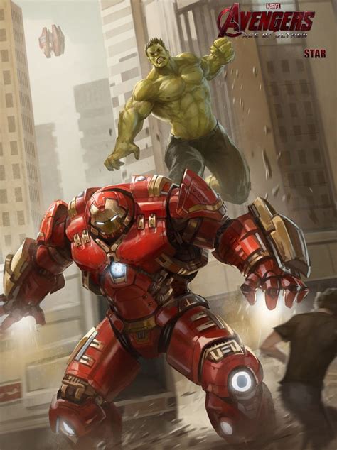 #Iron Man Fan Art - HulkBuster vs Hulk