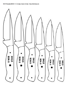 Knife Templates With Dimensions Pdf / http://dcknives.com/public/downloads/KN32_1 Template ...