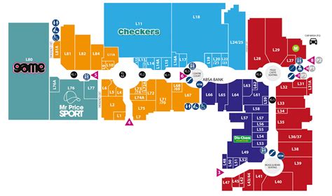 Cape gate mall map - Map of cape gate mall (Western Cape - South Africa)